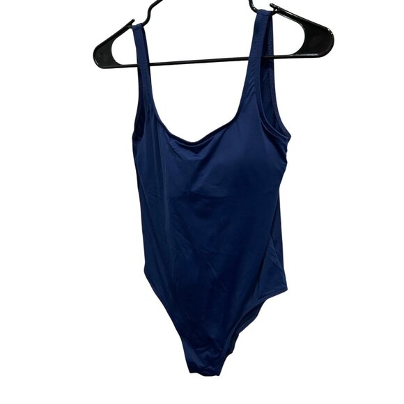 Lauren Ralph Lauren Womens One-Piece Swimsuit Navy Size 8 - Picture 3 of 8